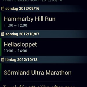 Hammarby Hill Run och Hellasloppet