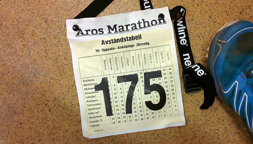 Nummerlapp Aros Marathon