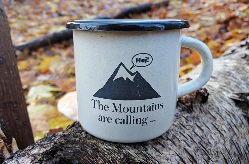 The mountains are calling-mugg