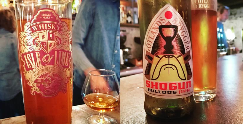 Gotlandswhisky och Gotlandsbryggeri Shogun Bulldog Jipa