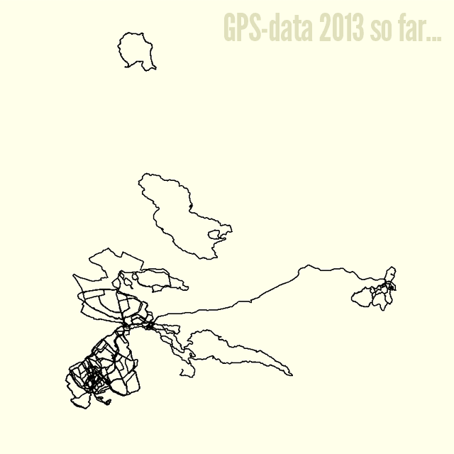 GPS-karta (jan-jun 2013)