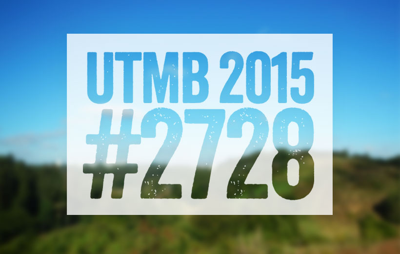 Startnummer 2728 UTMB 2015